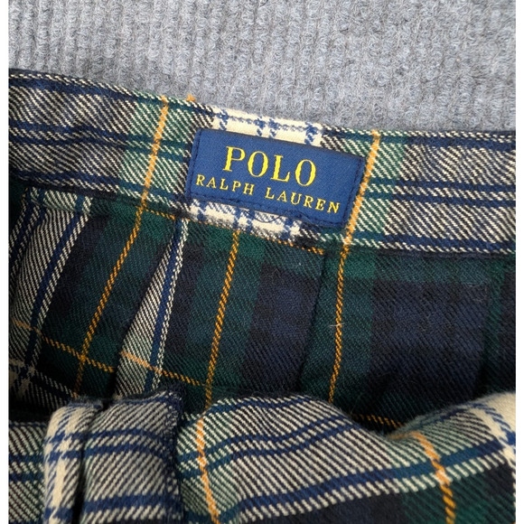 Polo Ralph Lauren Plaid Skirt Girls Large Green Belted Preppy Holiday Acaademia - Picture 6 of 7
